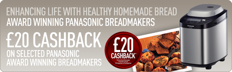 Panasonic Breadmaker Cashback Promotion Panasonic Breadmaker Cashback Promotion