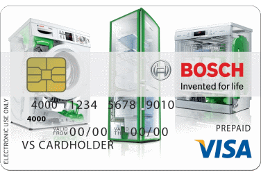 Bosch Pre-loaded Visa Card Bosch Pre-loaded Visa Card