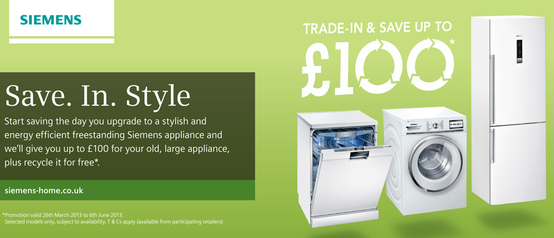 Siemens Trade In Promotion - Save Up To £100! Siemens Trade In Promotion - Save Up To £100!