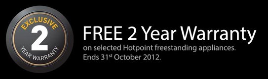 Hotpoint 2 Year Warranty Promotion Hotpoint 2 Year Warranty Promotion