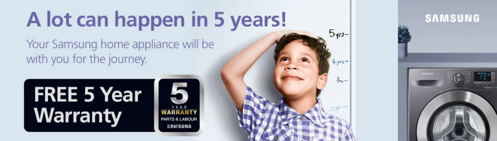 Samsung 5 Year Promotion - Samsung Retailer Northern Ireland - Samsung Deals Dalzells