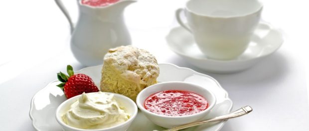 Scones with Cream and Jam