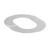 150mm SOLINOX Finishing Plate Oval 0-30 Degree