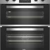 Beko 72cm Built-under Double Fan Oven with LED timer CTFY22309X