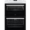 AEG CCX1530ACW electric cooker front view in white with ceramic hob