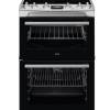 AEG CCX6530ACM electric cooker stainless steel front view with ceramic hob
