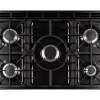 AGA MDX90DFBLK Masterchef Deluxe Dual Fuel Black Range Cooker 