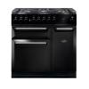 AGA MDX90DFBLK Masterchef Deluxe Dual Fuel Black Range Cooker 121230