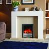 Amara flame effect electric fire chrome model