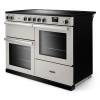 Angled view of Rangemaster Professional 110 Ivory Range Cooker showing contemporary styling