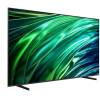 Angled view of Samsung 65 inch Neo QLED Smart TV showing screen and stand profile