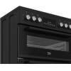 Beko 60cm double oven cooker ceramic hob