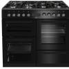 Beko KDVF100K 100cm Dual Fuel Range Cooker - Black