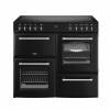 Belling Farmhouse FH100EBLK 100cm Electric Ceramic Range Cooker - Black