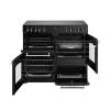 Belling Farmhouse FH100EBLK Electric Ceramic Range Cooker