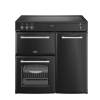 Belling Farmhouse FH90EiBLK 90cm Induction Range Cooker - Black