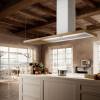 Bio White Island Cooker Hood