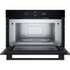Black Hotpoint microwave with Dynamic Crisp technology