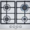 Bosch PGP6B5B90 gas hob with four burners and cast iron supports
