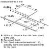 Bosch PKH811BB1D Dimensions