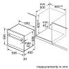 Bosch SCX6ITB00E Dimensions