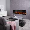 British Fires New Forest 1600 inset fire Black Edition with Deluxe log set