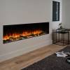 British Fires New Forest 1900 Black Edition electric fire with Deluxe Real Logs