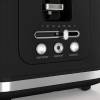 Button view on the Morphy Richards Signature 4 Slice Toaster - Black