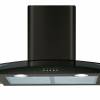 CDA ECP102BL Curved Glass Cooker Hood