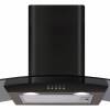 CDA ECP62BL Curved Glass Cooker Hood