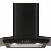 CDA ECP72BL Curved Glass Cooker Hood