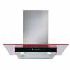 CDA EKN60SS Flat Glass Cooker Hood with LED Edge Lighting