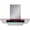 CDA EKN70SS Flat Glass Cooker Hood with LED Edge Lighting 