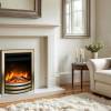 Celsi Ultiflame Ultra black and brass installation view