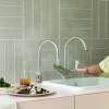Classic Nordic Single Tap Round Chrome