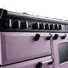 Close up of the dials on the Rangemaster 110cm classic deluxe dual fuel range cooker