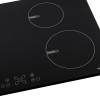 Close up view of the hotplates