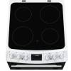 Close-up of AEG CCX1530ACW ceramic hob surface