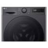 Close-up of LG FWY606GBLN1 control panel with digital dial and LED display