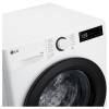 Close-up of LG washing machine dial and touch control panel