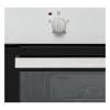 Close-up of Nordmende SO106IX oven control panel with easy-to-use knobs and settings