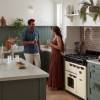 Close-up of Rangemaster Classic Deluxe 100 in a modern kitchen setting