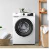 Compact Hisense washing machine with slim design profile