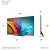 Dimensions of the LG 55QNED87T6B Smart TV