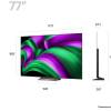 Dimensions of the LG OLED77C56LB 77-inch 4K OLED Smart TV