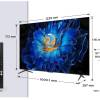 Dimensions of the TCL 55C6KS-UK 55 inch TV