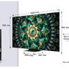 Dimensions of the TCL 75Q7C-UK TV
