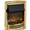 Dimplex Glencoe Brass Optiflame 3D Electric Inset Fire