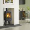 Dovre Sense 103 Wood Burning Stove - Matt Black with Glass Sides and Legs