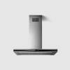 Elica Adele 90cm Island Cooker Hood - Black & Stainless Steel 
